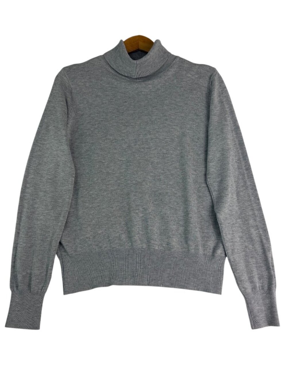 H&M Gray Turtleneck Knit Sweater Women's Small Classic Pullover